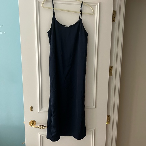J. Crew Dresses Nwot Jcrew Navy Slip Dress Poshmark